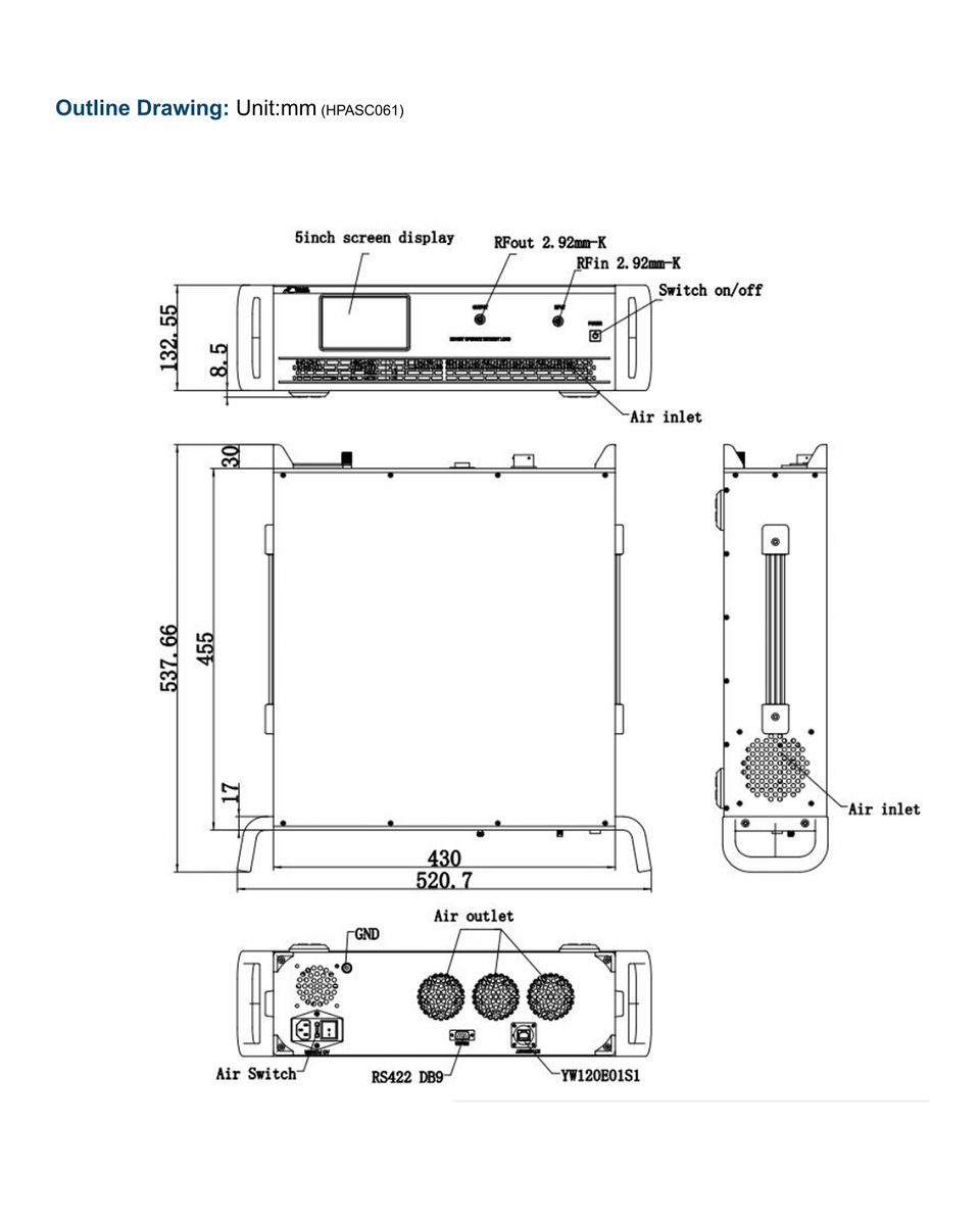 RF High Power Amplifier Systems 18 - 40 GHz