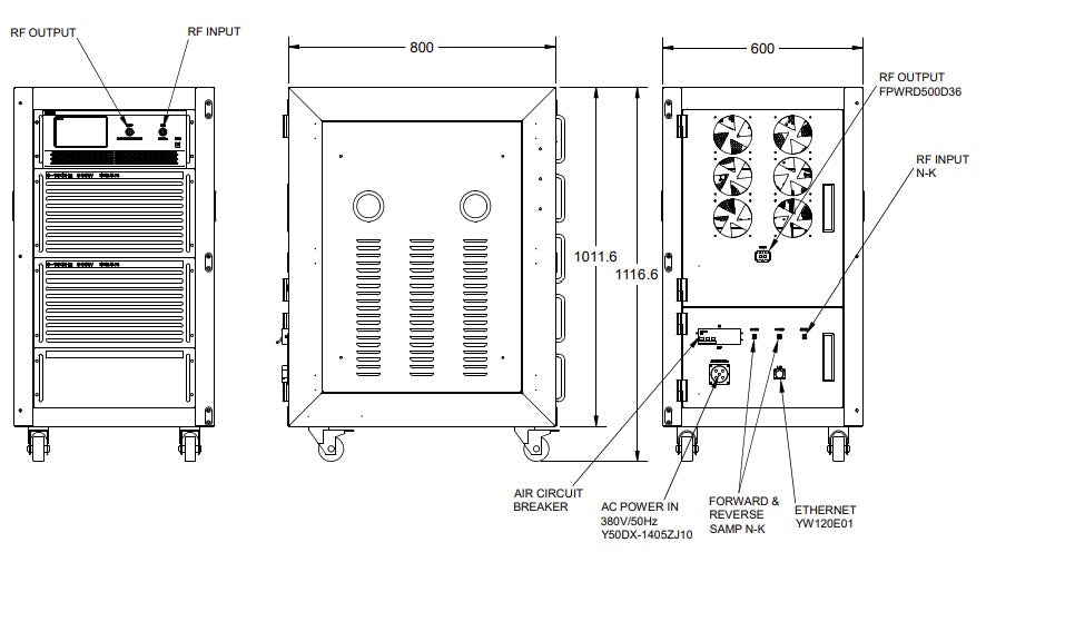 RF High Power Amplifier Systems 6 - 18 GHz