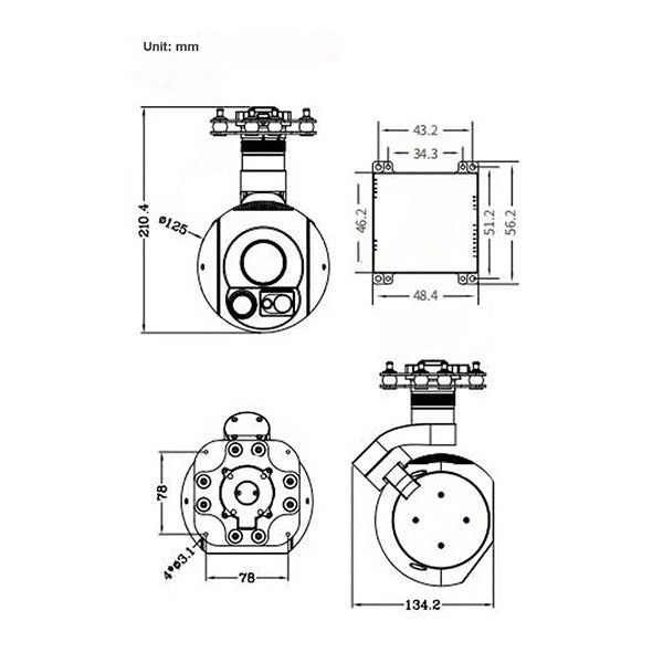 Optivia Storage OPTIVIA Electro-Optical Pod (Quick-Disconnect with Fast Release Mechan