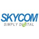 Skycom satellite systems logo