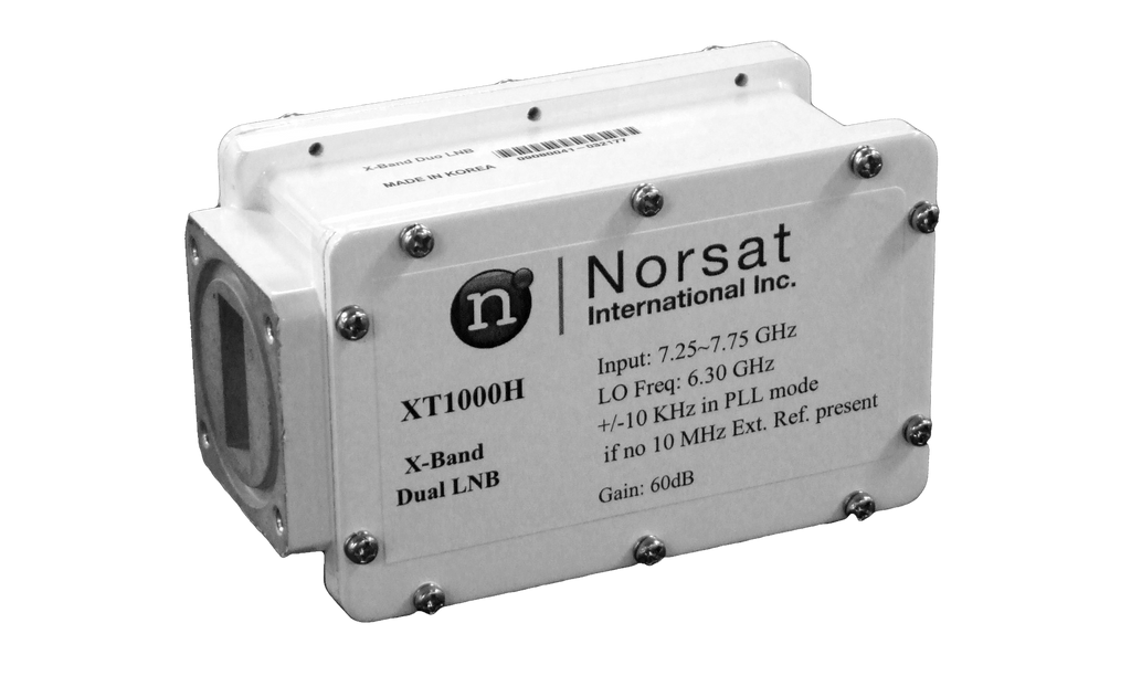 プロフ更新 LNB_Materials.です。 1000 X-Band Single Band EXT REF LNB